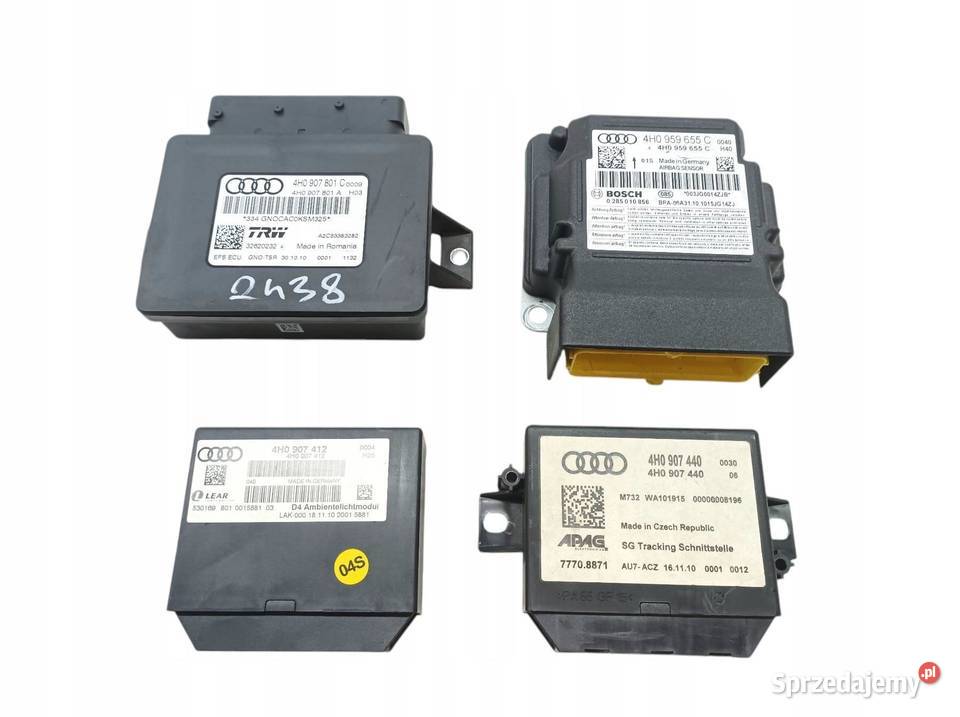 MODUŁ ZESTAW 4 SZTUK 4H0907801 4H0959655C