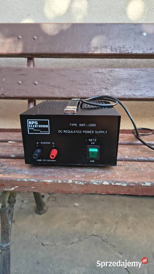 Zasilacz do CB radia HPS KNT1000 138V 10A 12A Wzmacniacze Krasnystaw