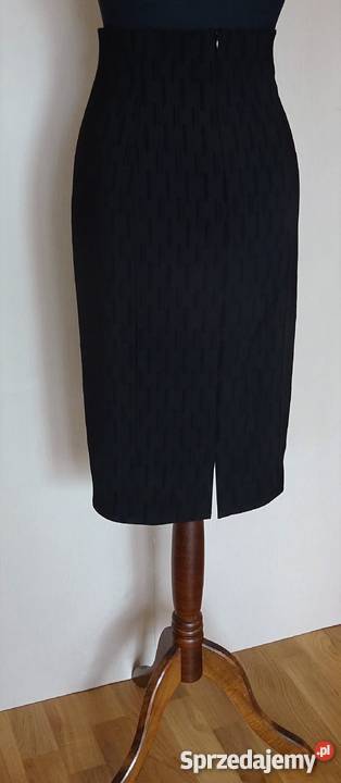 Moda Ms SPÓDNICA KLASYCZNA OŁÓWKOWA Z WYSOKIM