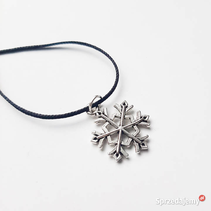 Wisiorek świąteczny zimowy śnieżynka średnica 17 mazowieckie