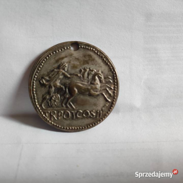 Duża moneta medal MAgrippa Rzym srebro antyk Numizmatyka Wrocław