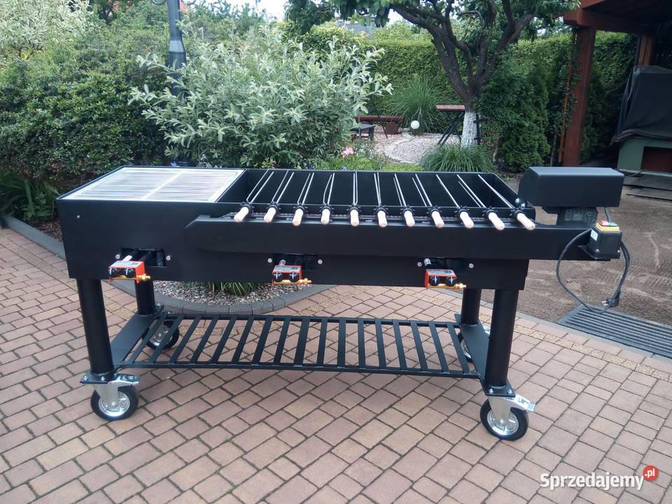 Gastronomiczny grill cateringowy na szaszłyki Damasławek