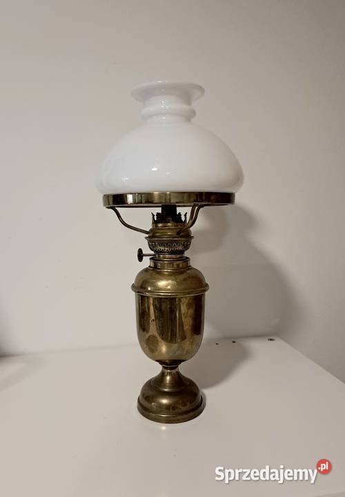 Lampa naftowa mosiężna Nowy Dwór Gdański sprzedam