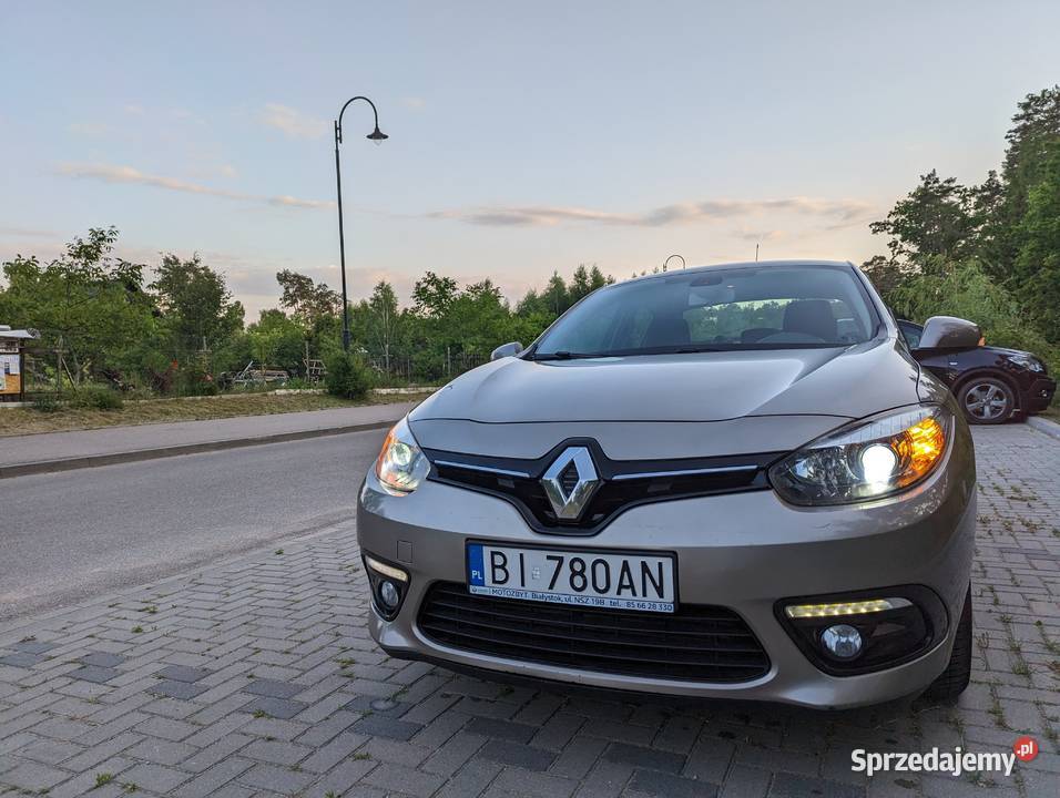 Renault Fluence Megane FL 15 dCi Polski Salon aluminiowe felgi podlaskie Supraśl