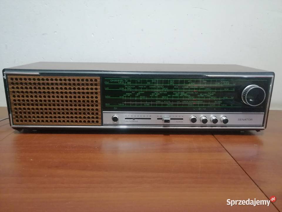Stare radio z PRL Senator W531 Germany sprawne