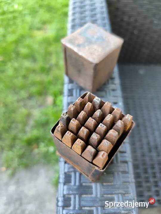 Wybijaki literowe z PRL Sosnowiec sprzedam