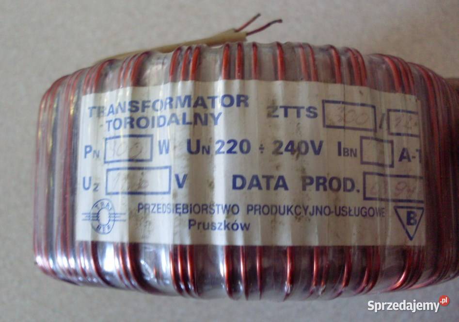 Transformator Toroidalny 220240V ZTTS 300 W 12V Pozostałe Poznań