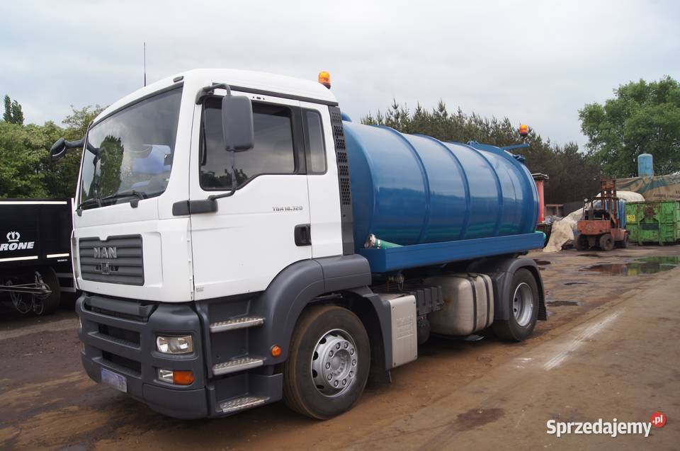 MAN 18480 samochód specjalny 2014 zbiornik 12m3 intarder Stęszew