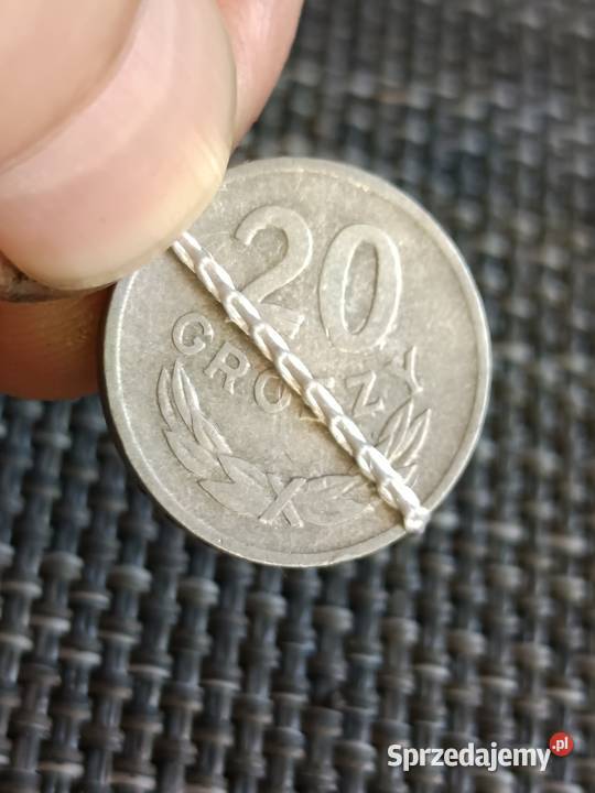 Sprzedam monetę 20 groszy 1976 skretka Chełm sprzedam