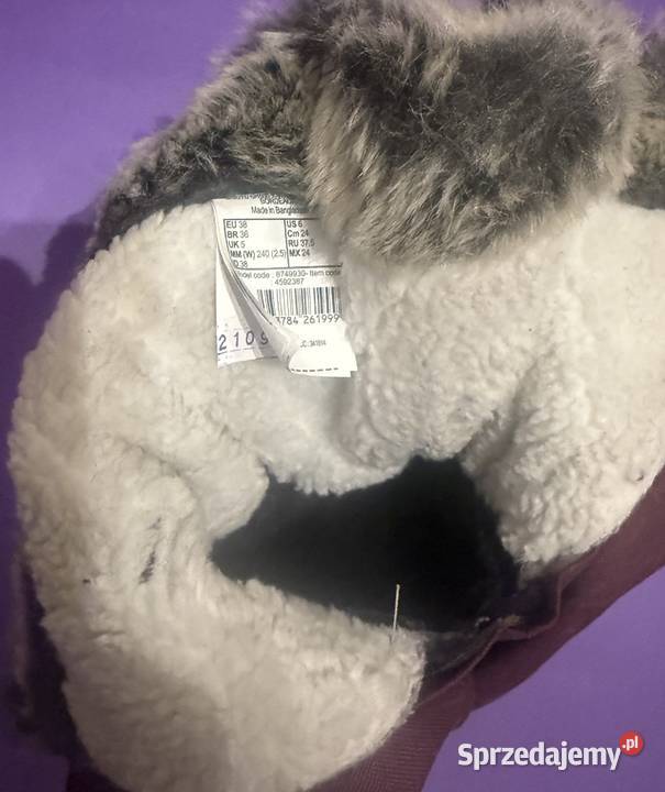 Buty turystyczne śniegowce Quechua SH500 Warm Żyrardów sprzedam