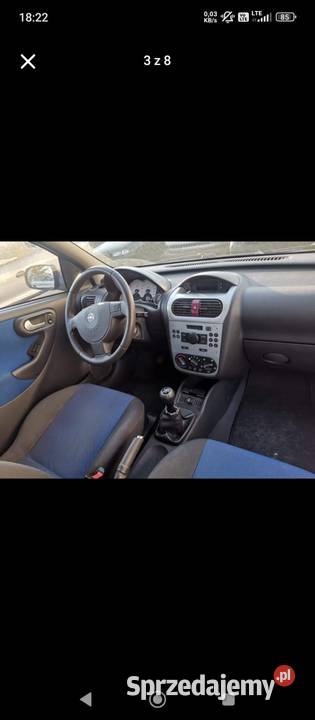 Opel Corsa C 2005 12 Twinport uszkodzony Gorzów Wielkopolski