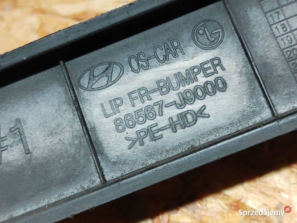 Listwa Dolna Spoiler Zderzaka Przód Górna Pleszew