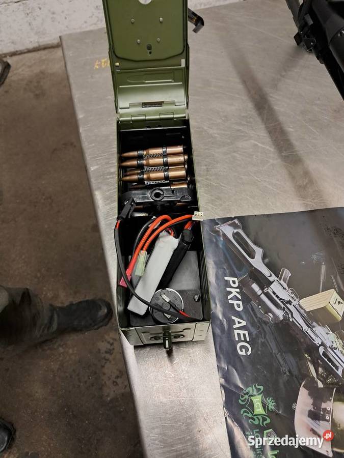 Sprzedam replikę ASG karabin maszynowy PKP Sporty strzeleckie i myślistwo Zielona Góra