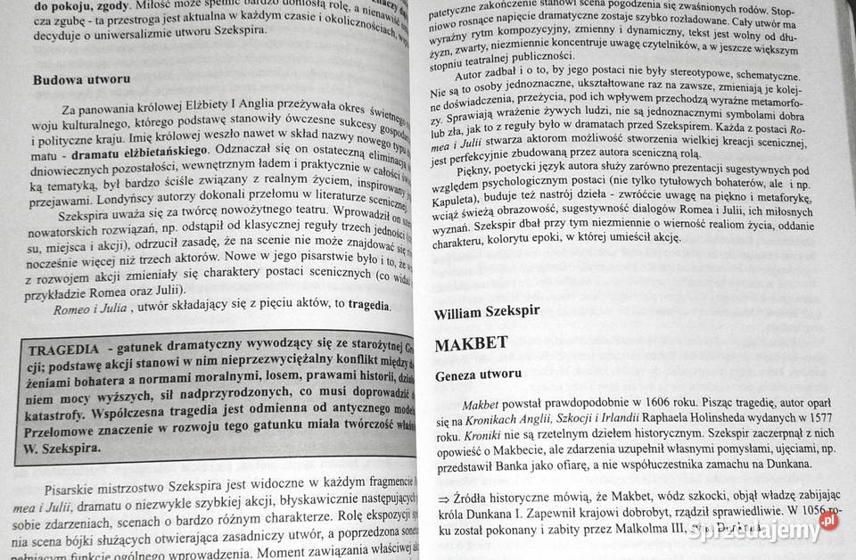 Opracowania lektur wszystkich liceów Maciej