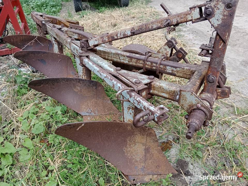 Pług 4 skibowy nieuszkodzony Jabłonowo Pomorskie