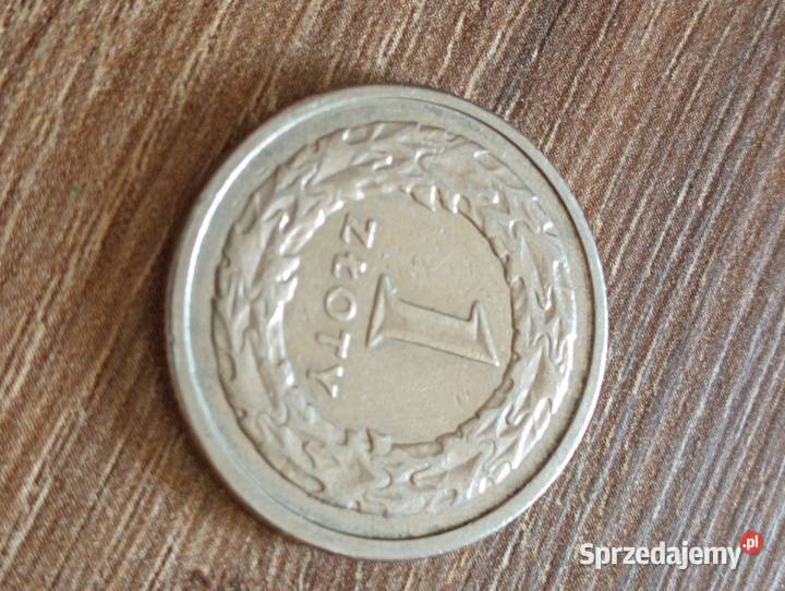 Sprzedam 1 zl 1991 r mocno bity stempel Chełm