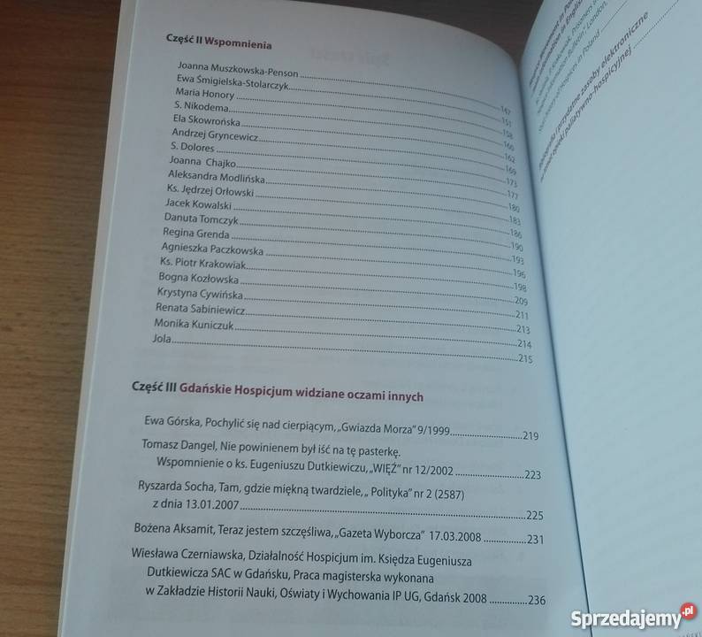 Dzieje pallotyńskiego Hospicjum w Gdańsku 1983 Poradniki, albumy i reportaże Gdańsk