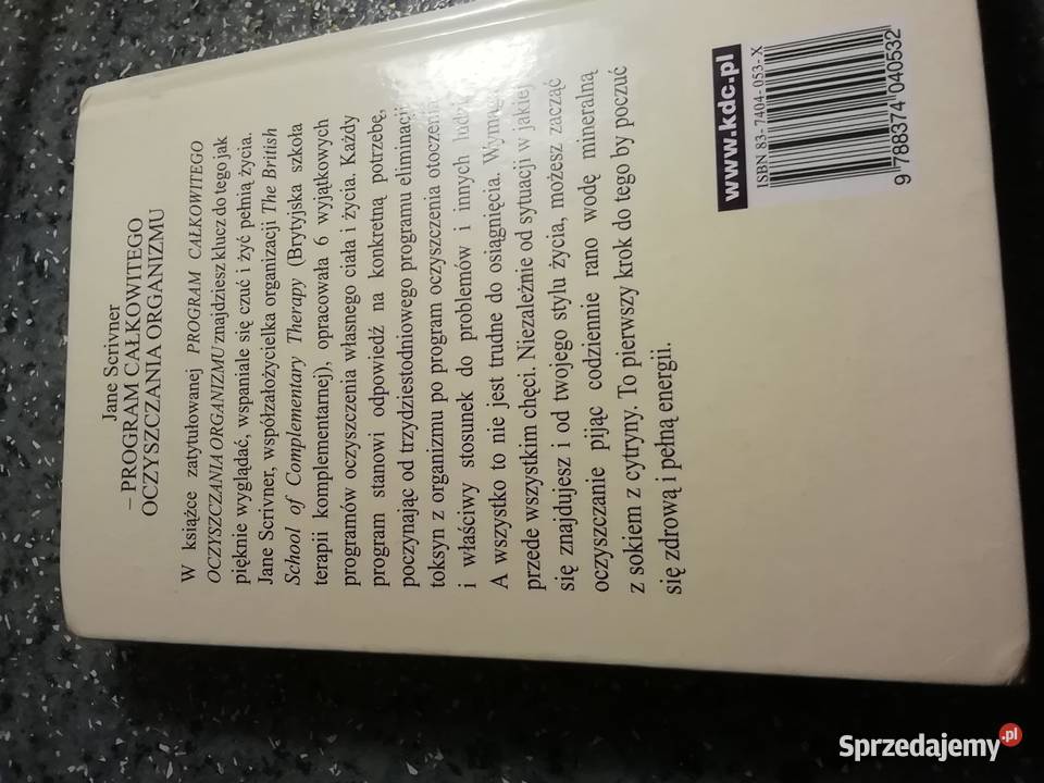 Program całkowitego oczyszczczania organizmu sprzedam