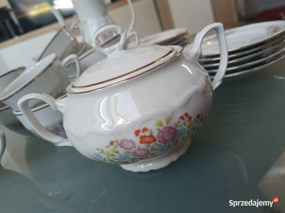 Serwis kawowy Stara porcelana Porcelana i szkło Tychy