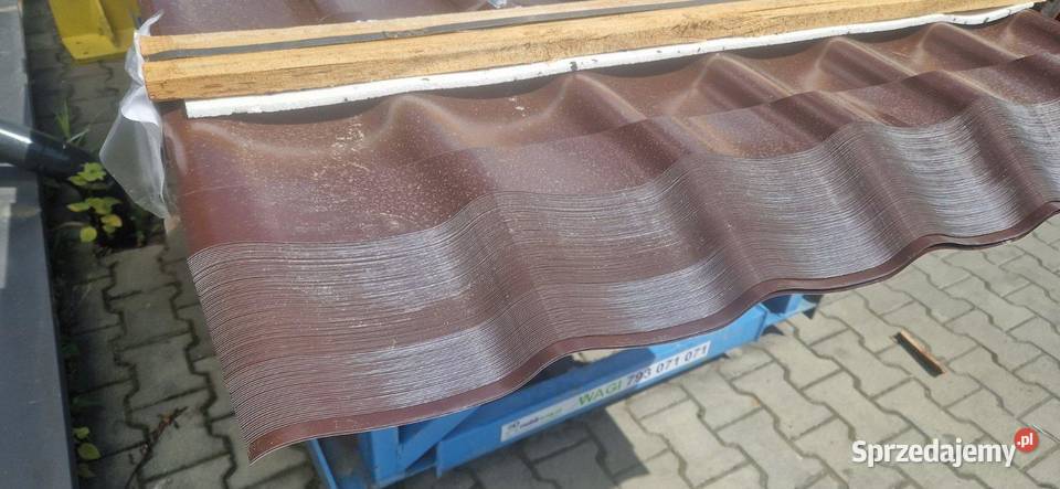 Blachy na dachy BRĄZOWE 8017P II klasa Blachtex Dynów sprzedam