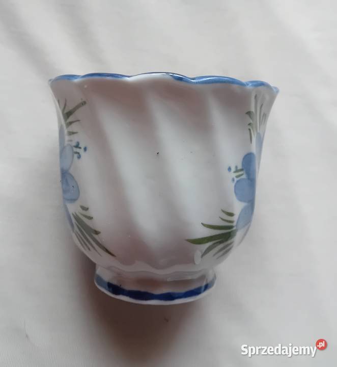 Porcelanowa osłonka doniczki na kolumnie Antyki, Sztuka, Kolekcje wielkopolskie Koźminek