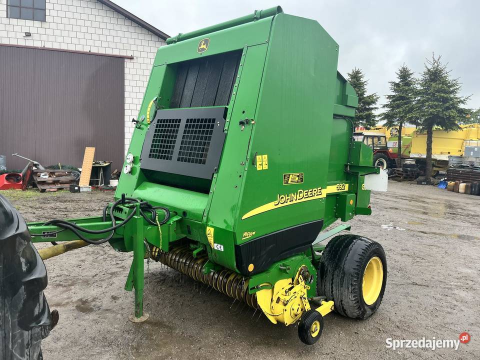 Prasa John Deere 592 siatka sprowadzona 2005 Skaryszew