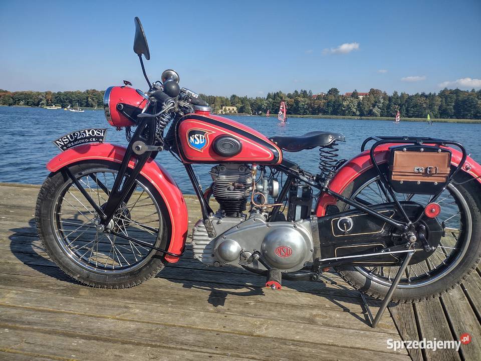 NSU 251 OSL 1938r zarejestrowany zabytek warmińsko-mazurskie Mrągowo sprzedam