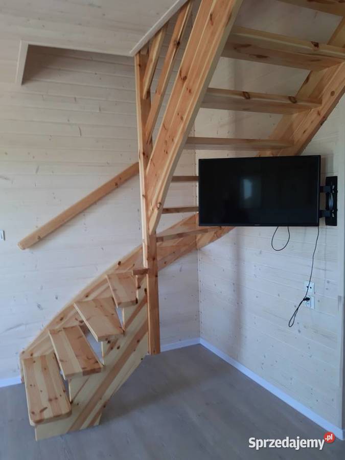Schody drewniane wewnętrzne Kołobrzeg sprzedam