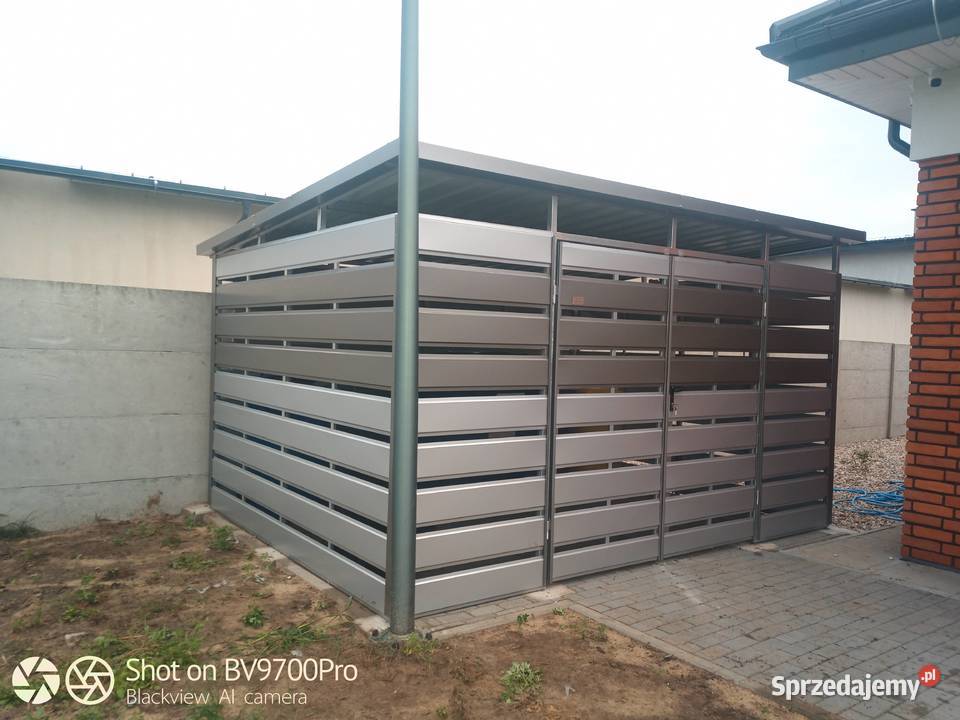 WIATY ŚMIETNIKOWE Altana Rowerowa Zabudowa Koszy