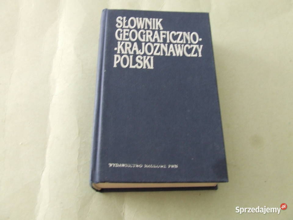 Słownik geograficzno krajoznawczy Polski twarda Oborniki Śląskie