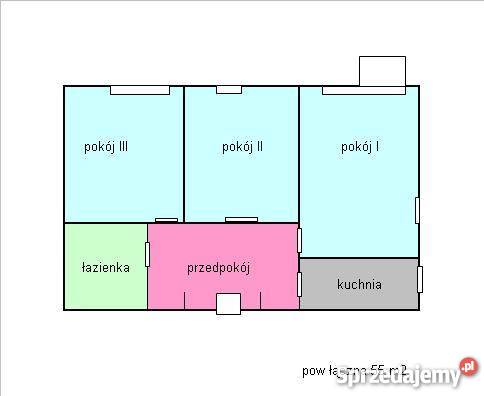 mieszkanie 55 m2 do remontu sieć Warszawa sprzedam
