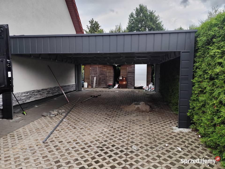 JEDNOSPADOWA Ocynkowana Wiata Hala Garaż mazowieckie Siedlce