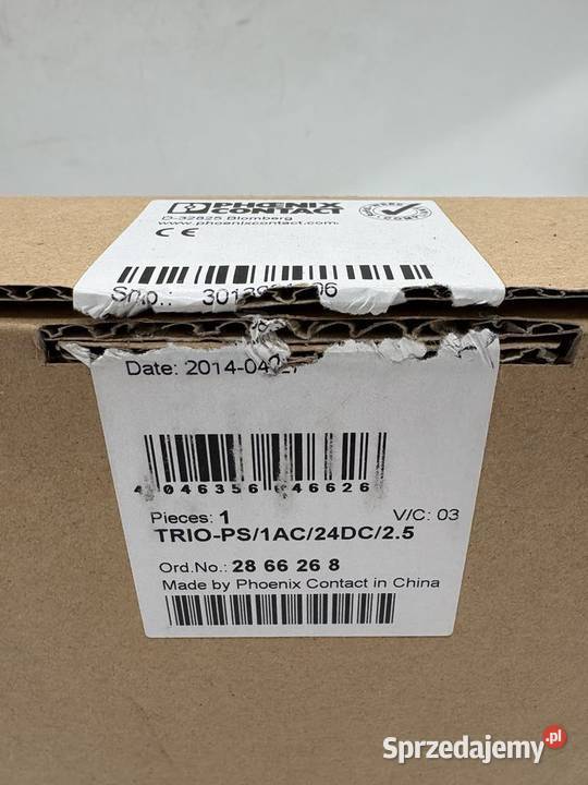 Phoenix Contact 2866268 TRIO 1AC24DC 25 Warszawa sprzedam