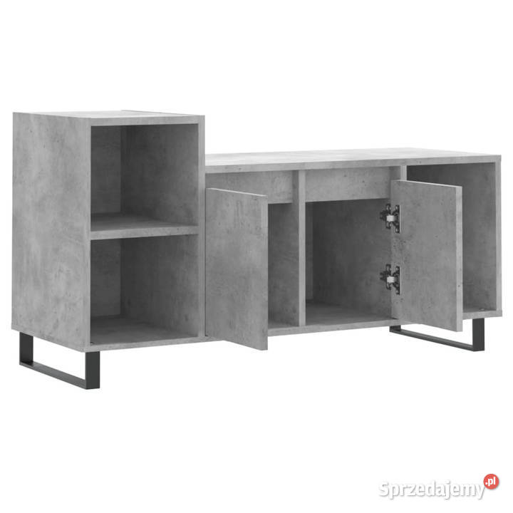 Szafka pod TV szarość betonu 100x35x55 WM831328 Warszawa