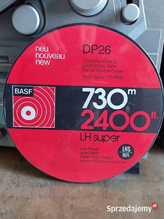 taśma szpulowa BASF DP26 LH Super 730m zachodniopomorskie Stargard