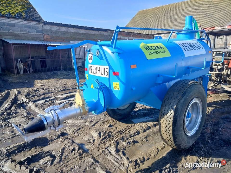 Beczka asenizacyjne beczkowóz 2500 litra Ocynk Radziejów