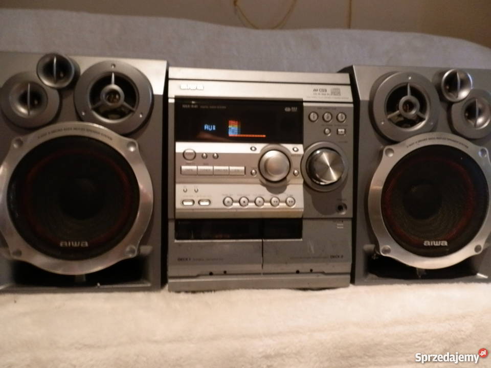 WIEŻA Aiwa NSXR41 2X155W Drewniane głośniki