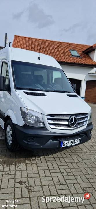 Mercedes sprinter 313 cdi oryg130 9 osóbwebasto pomorskie Słupsk