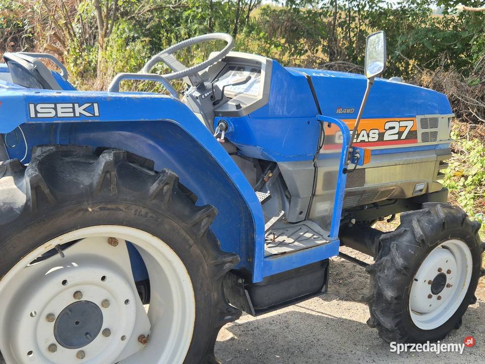 Traktorek traktor ISEKI TG27D 27 44 Wspomaganie Napęd 4x4 Małuszyn