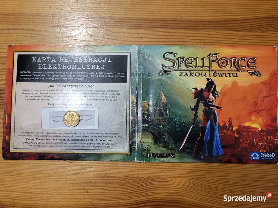 Spellforce Zakon Świtu 2CD Stan Idealny Warszawa