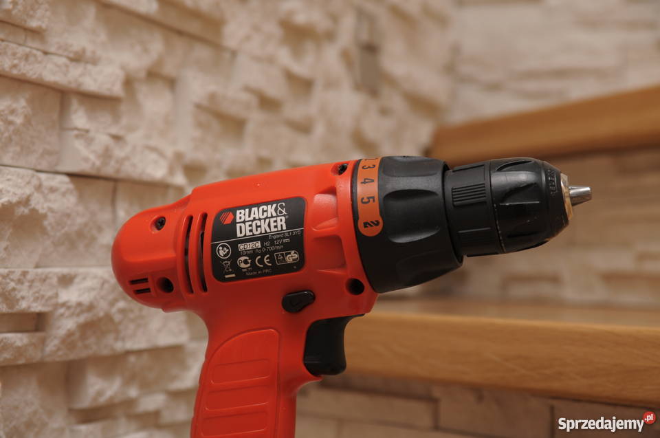 wkrętarka BlackDecker CD12C Akumulatorowe Poznań