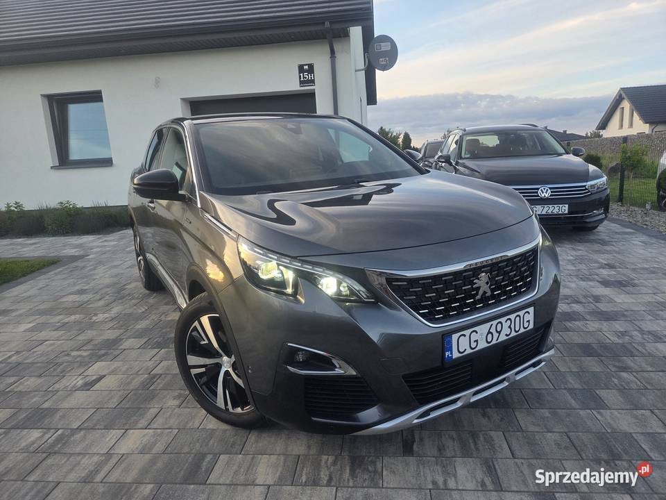 Peugeot 3008 GT LINE 16 Benzyna Automat Kamera 3008 kujawsko-pomorskie Grudziądz
