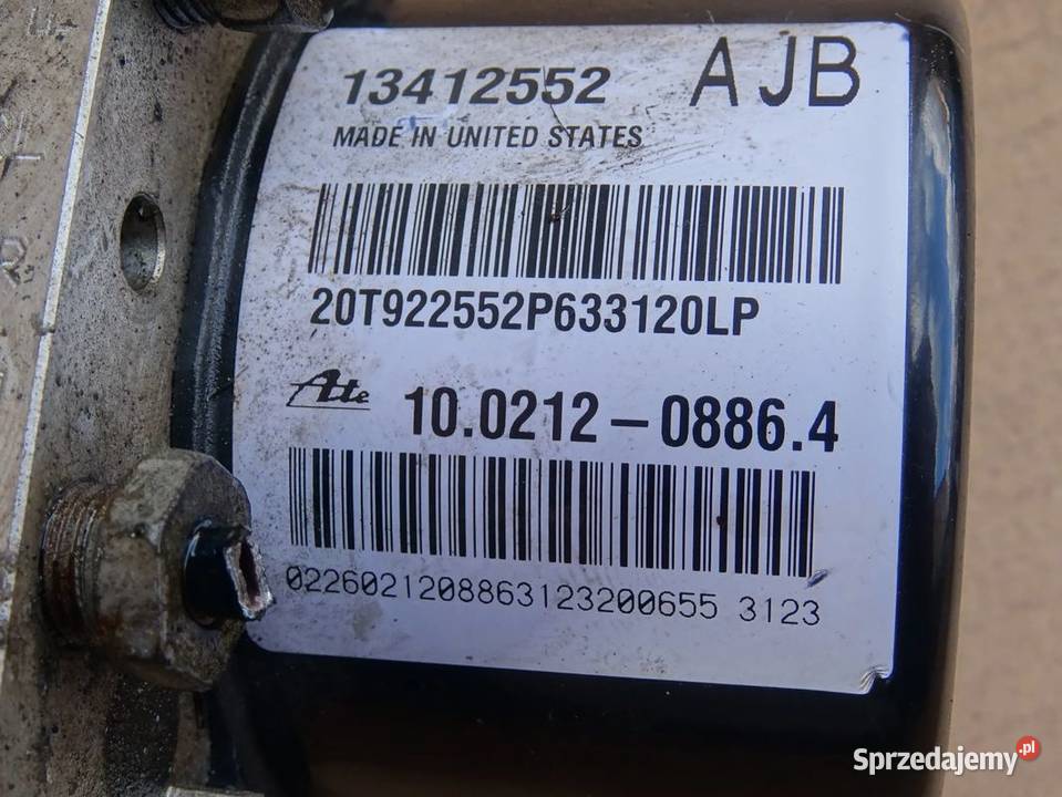 Sterownik elektronicznego hamulca pompa abs Opel Parcice sprzedam