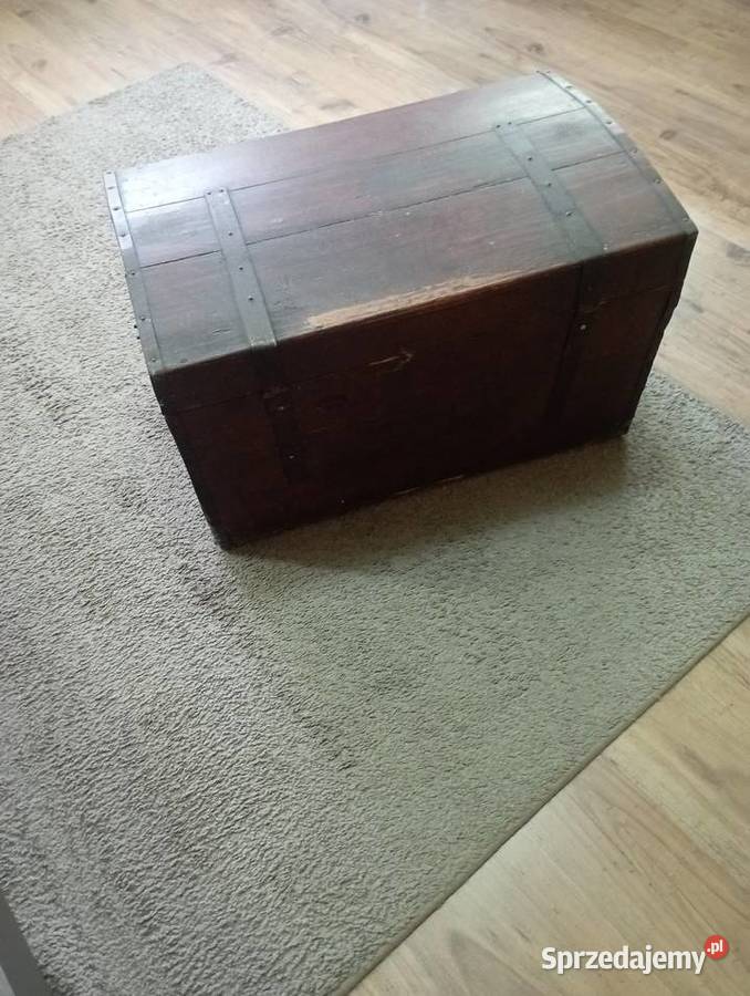 Stara skrzynia drewniana Meble Konin
