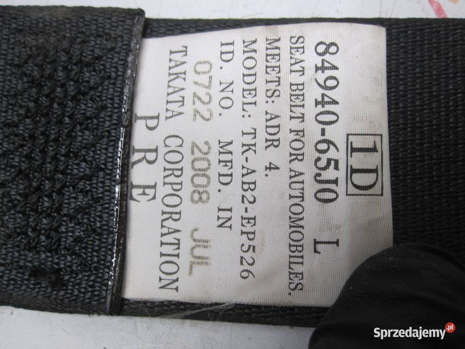 GRAND VITARA II 09r pas bezpieczeństwa lewy Kielce sprzedam