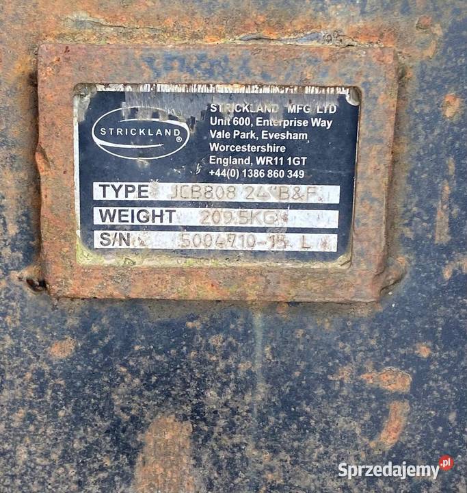 Łyżka strickland 60 JCB 3CX JCB 4CX JCB 8080 JCB Koparko ładowarki Suchoraba