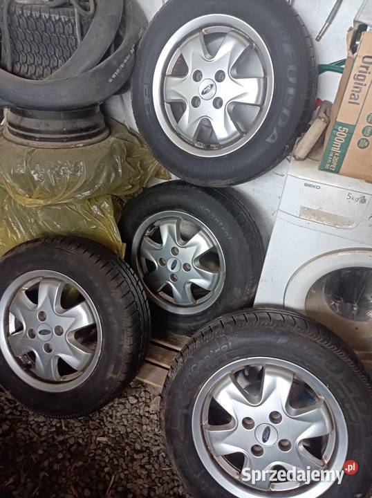 Sprzedam alufelgi ford fiesta focuskurier Myślenice