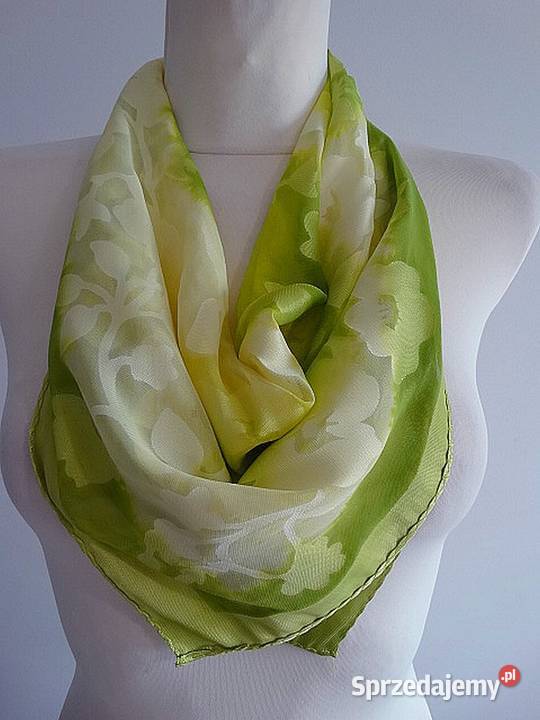 Apaszka Jedwabna 100 Naturalny Jedwab Chustka podlaskie Łomża