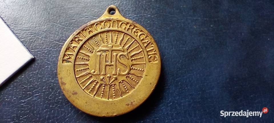 Stare monety Medal Matka Boska z Dzieciątkiem Numizmatyka