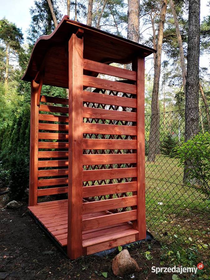 Drewutnia 165 x 08m z dachem falowym Kalety